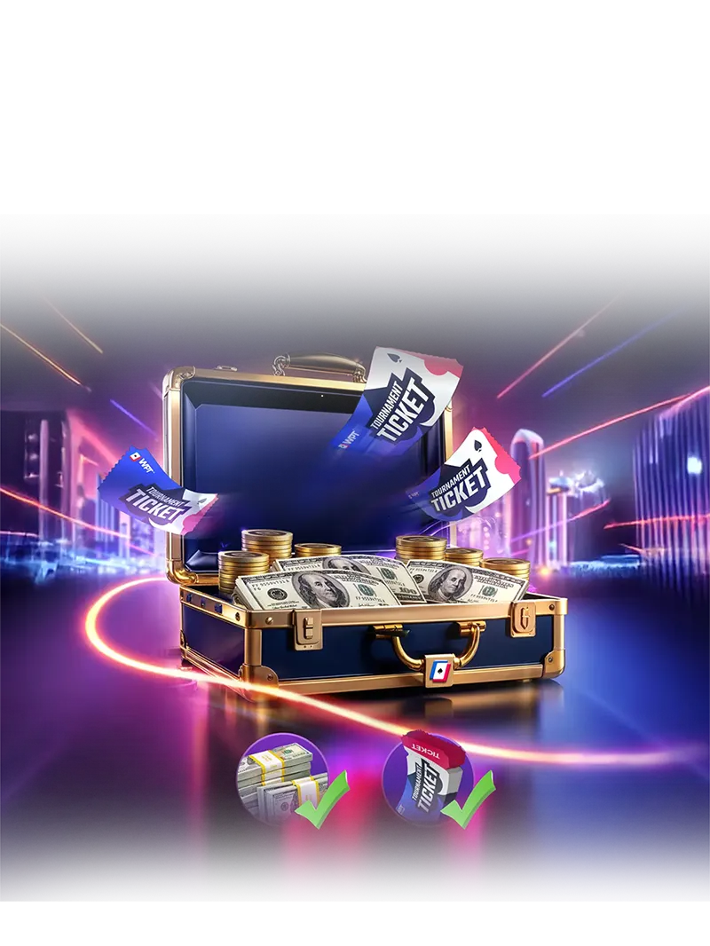 Pacote de boas-vindas do WPT® Global