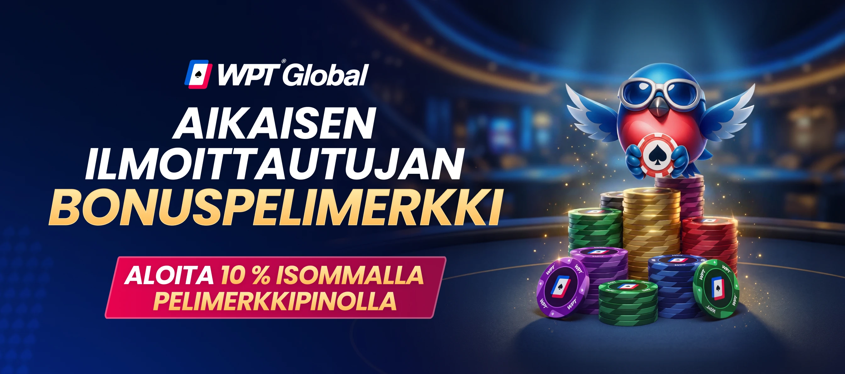 Aikaisen ilmoittautujan bonuspelimerkit